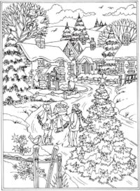 Winter Coloring Pages for Adults - Best Coloring Pages For Kids