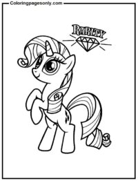 66 Rarity Coloring Pages - ColoringPagesOnly.com