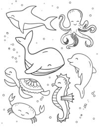 99+ Ocean Coloring Pages for Sea Life Enthusiasts 27
