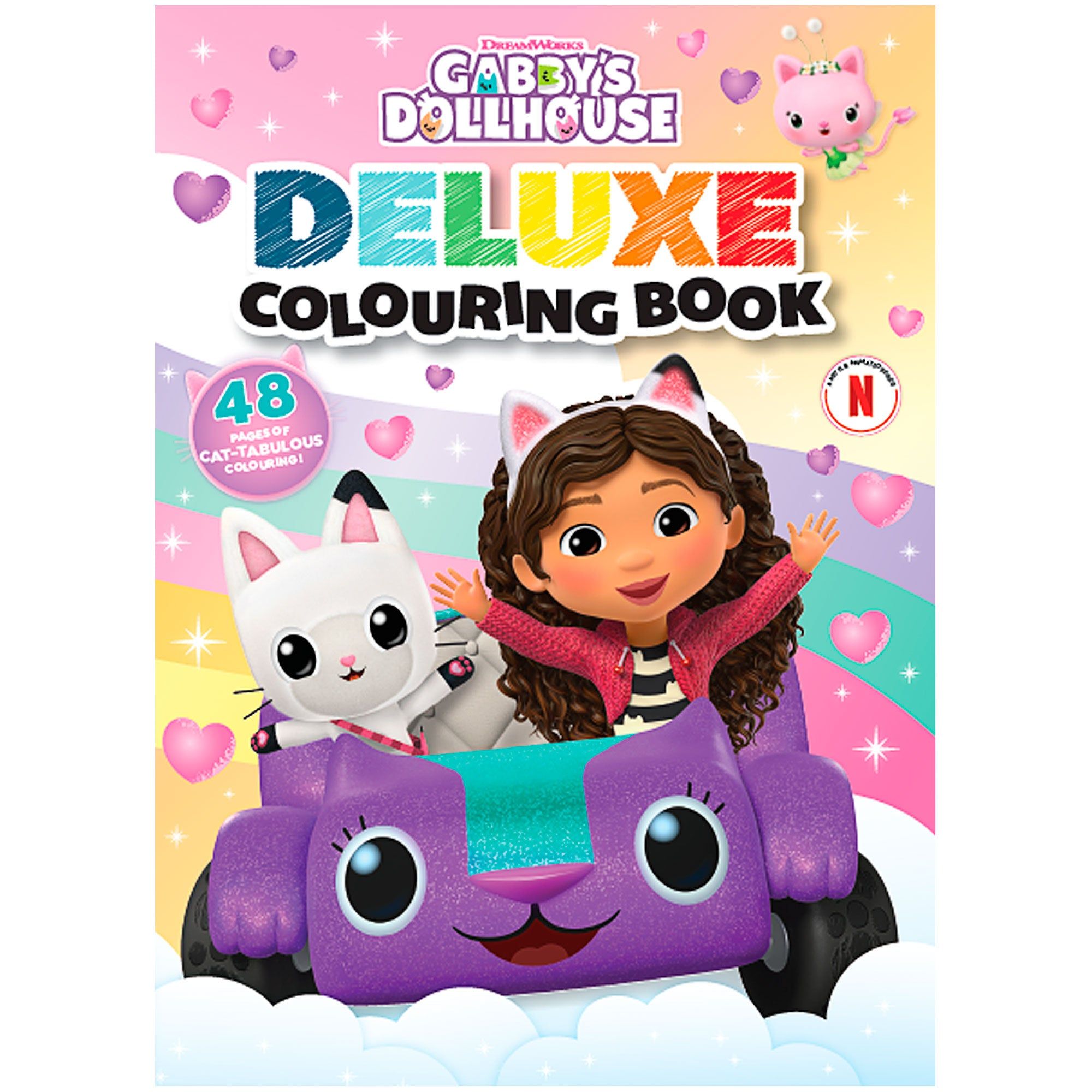 Gabby's Doll House Delux Colouring - HappyAllKids.com