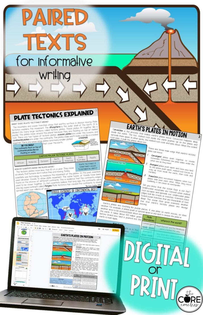 Science & Writing in the Classroom: Tectonic Plates