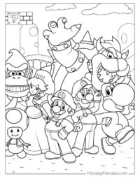 20 Cute Luigi Coloring Pages (Free PDF Printables)