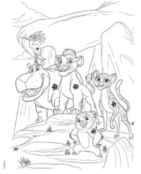 25 Free Lion Guard Coloring Pages for Kids and Adults