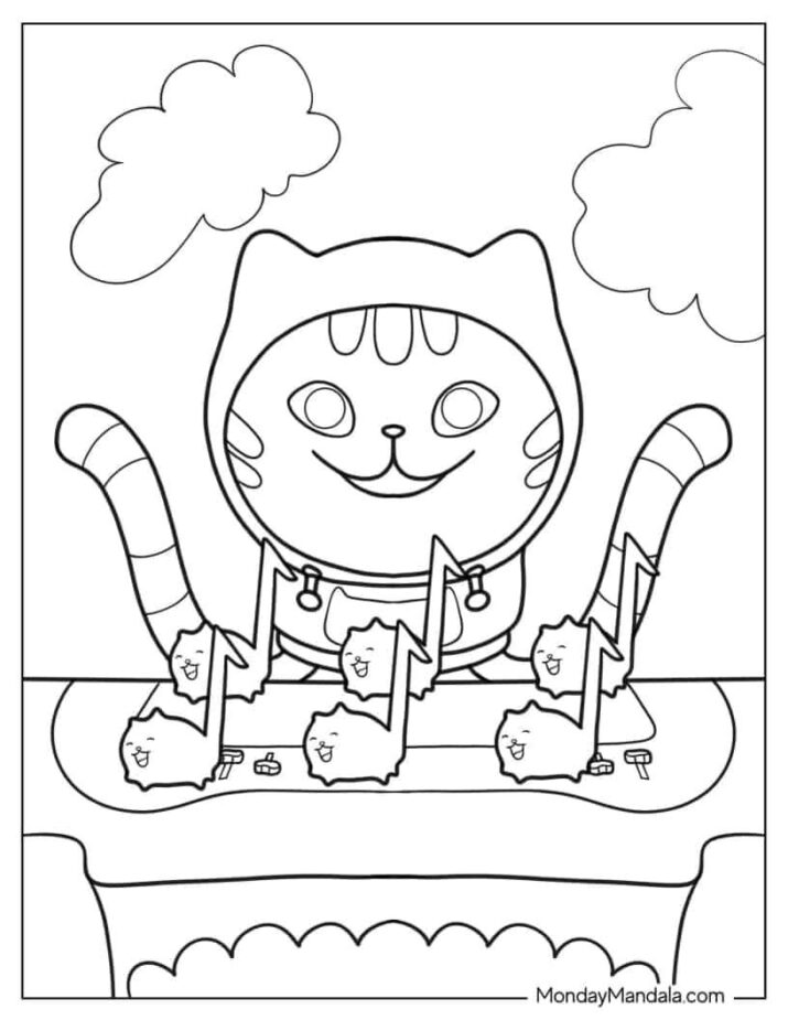 38 Gabby’s Dollhouse Coloring Pages Printable 28