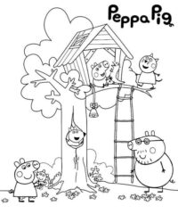 44 Coloriages Peppa Pig Gratuits à Imprimer