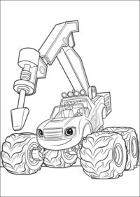 Blaze and the Monster Machines Coloring Pages - Best Coloring Pages For Kids