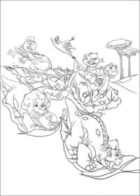 Kids-n-Fun | Coloring page Land Before Time Land Before Time