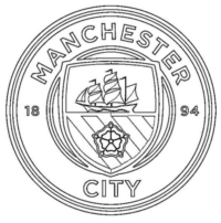 Manchester City Logo Coloring Page » Turkau