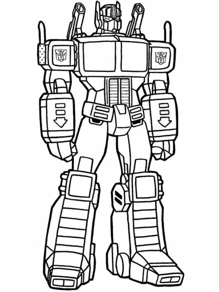 Optimus Prime coloring pages