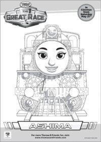 Thomas & Friends: The Great Race Colouring Pages