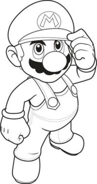 Top 20 Free Printable Super Mario Coloring Pages