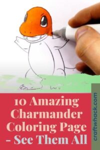 10 Amazing Charmander Coloring Page - See Them All