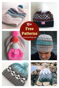 10+ Fair Isle Hat Free Knitting Pattern - Page 2 of 3