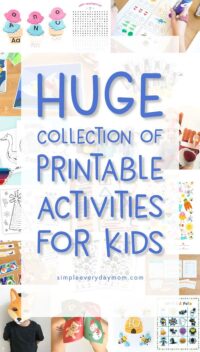 100+ Awesome Printable Activities For Kids