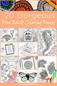 20 Free Adult Coloring Pages