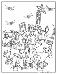 20 Wild Kratts Coloring Pages (Free PDF Printables)