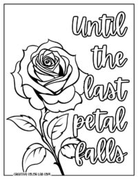 28 Rose Coloring Pages | Free PDF Printables