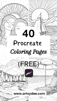 40 Free Procreate Coloring Pages: Color Your World