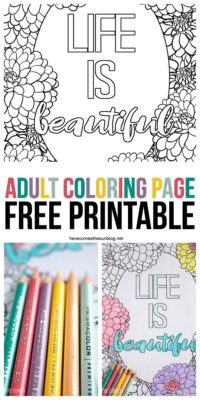 Adult Coloring Page Free Printable