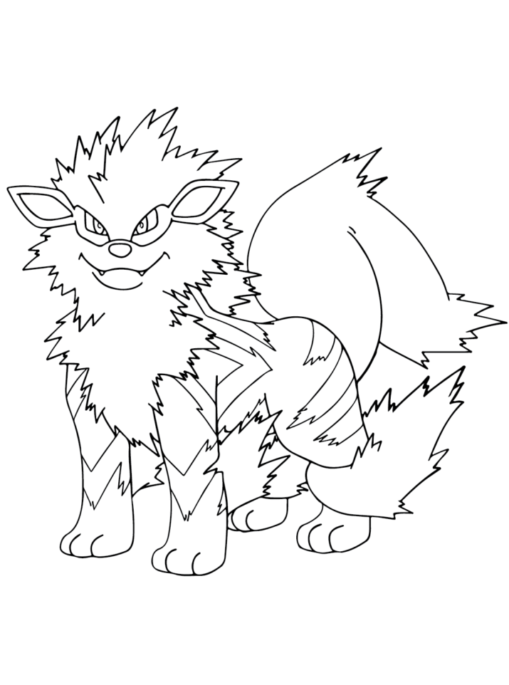 Arcanine Coloring - Lol Coloring Pages