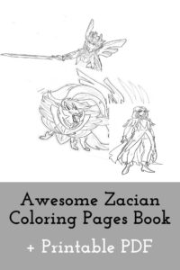 Awesome Zacian Coloring Pages Book For Free With Printable PDF