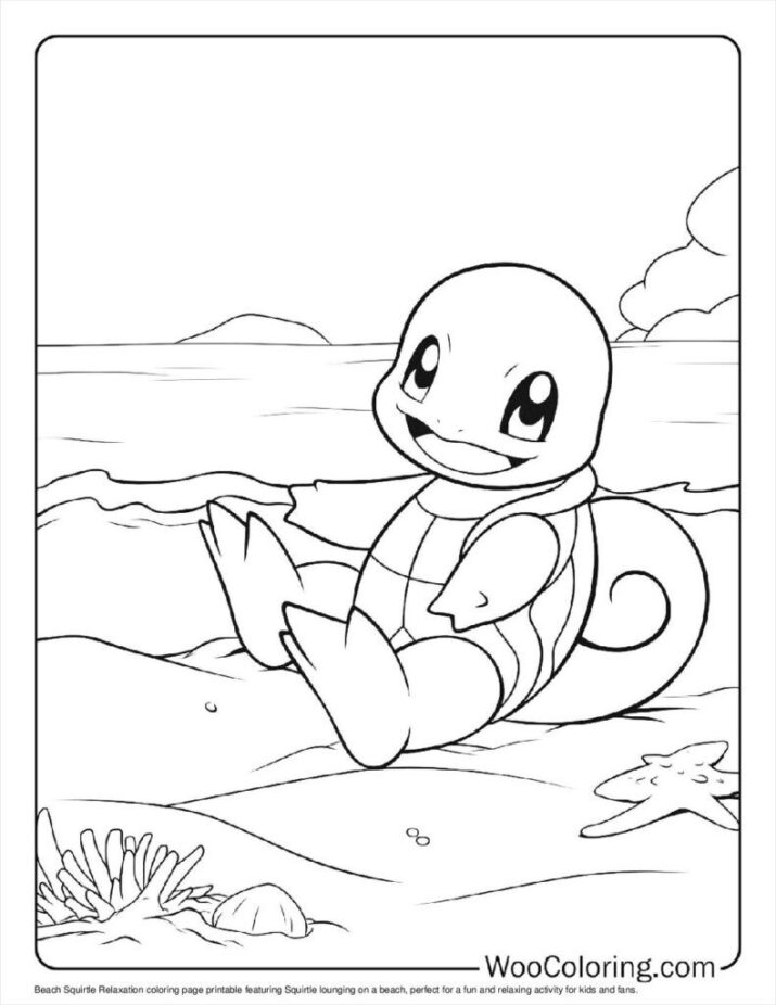 Beach Squirtle Relaxation