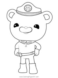 Captain Barnacles Octonauts Coloring Page