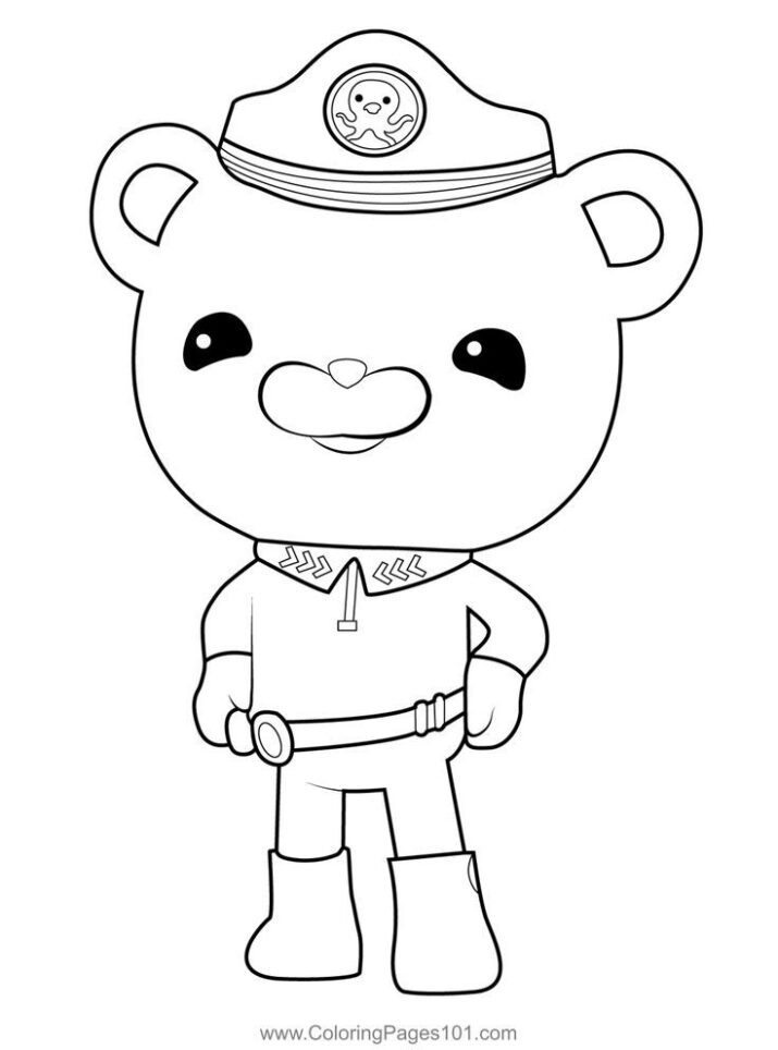 Captain Barnacles Octonauts Coloring Page