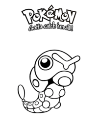 Caterpie Free Printable