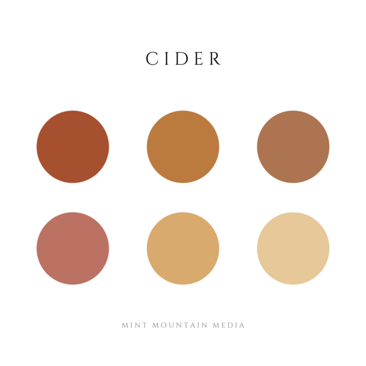 Color Palette: Cider