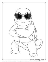 Cool Squirtle Squad Pose