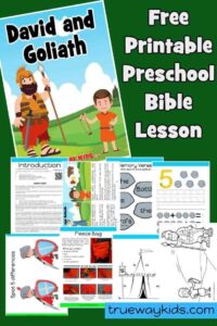 David and Goliath - Bible lessons for kids - Trueway Kids