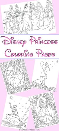 Disney Princess Coloring Pages