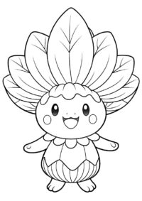 Download Free Pokemon Vileplume Coloring Page for Kids