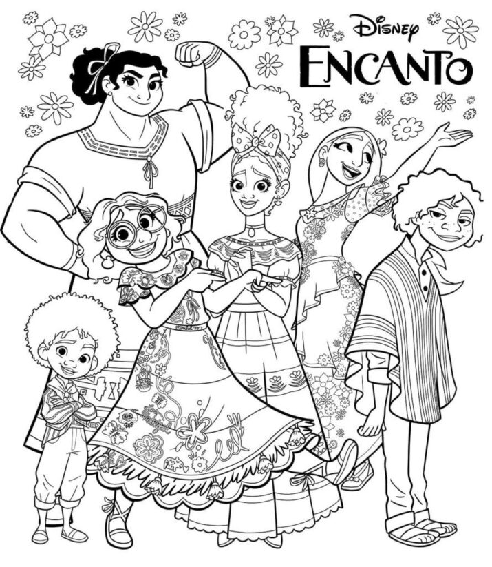 Encanto Coloring Pages | Printable Coloring Pages