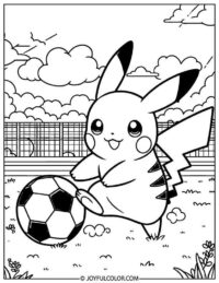 Explore 20 Adorable Pikachu Coloring Pages – Get Your Free PDFs Now!