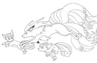 Fox Pokemon Coloring Page