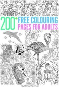 Free Coloring Pages For Adults: 200+ Designs