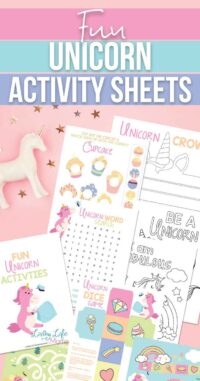 Fun Unicorn Activity Sheets