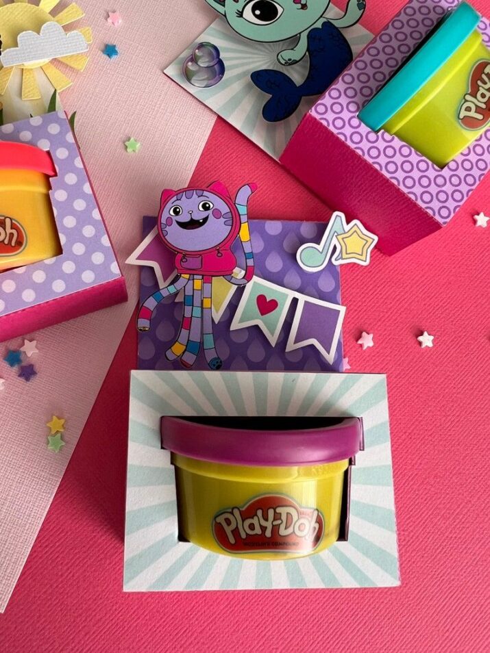 Gabby Dollhouse Mini Playdoh Box Gabby Dollhouse Birthday - Etsy