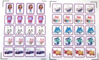 Gabby's Dollhouse Set of 40 Stickers Peel and Stick Craft Favors Ready to Ship