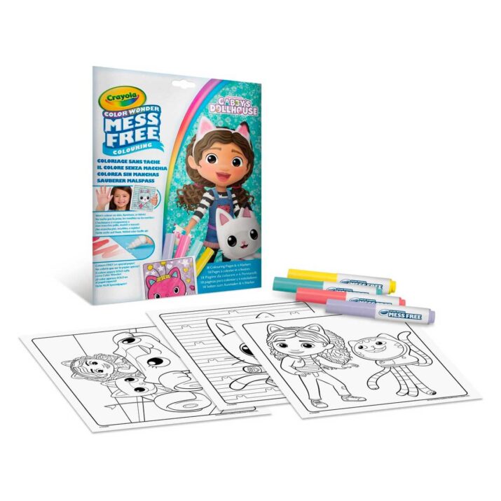 Gabby´S Crayola Color Wonder libro para colorear sin manchas