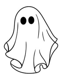 Halloween Ghost Outlines - Free Printables - Add A Little Adventure