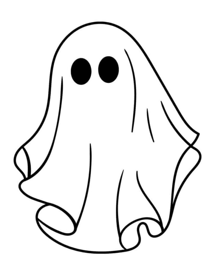 Halloween Ghost Outlines - Free Printables - Add A Little Adventure