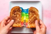 How to Make a Rainbow Grilled Cheese Sandwich