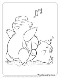 Jigglypuff Singing to Snorlax