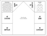 La Casa (The House) Spanish Interactive Notebook Activity