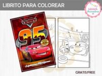 Librito para colorear gratis Cars