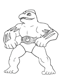 Machoke Pokemon - Lol Coloring Pages