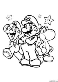 Mario Coloring Pages [35 Images] » Art Plays